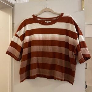 Madewell Striped Ombré Top - M